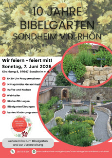 10 JAHRE BIBELGARTEN SONDHEIM V.D. RHÖN