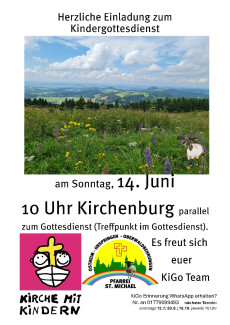 Einladung nach Ostheim 10 Uhr oder Stetten 10.30 Uhr