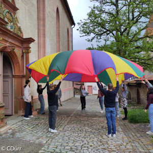 Schwungtuch Kindergottesdienst Pfingsten 24